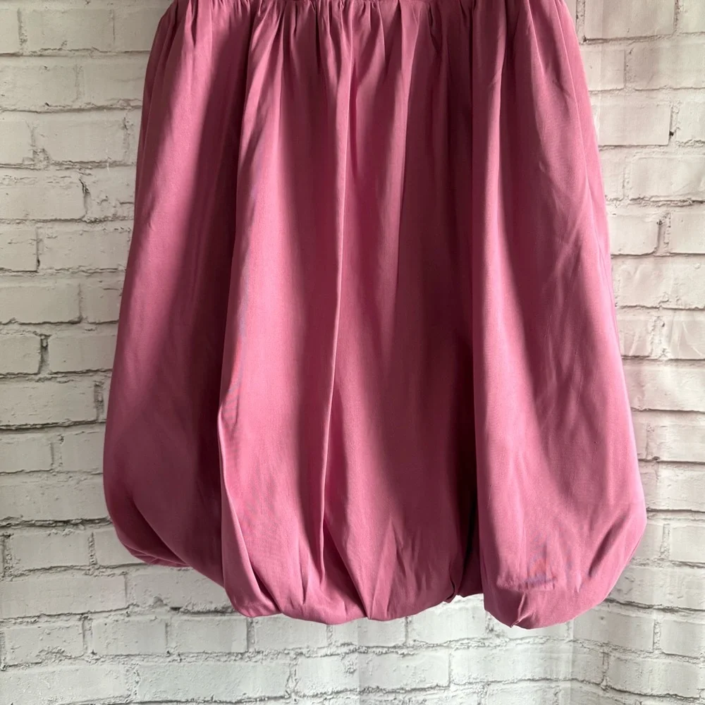 A New Day Mauve Bubble Hem Mini Dress‎
